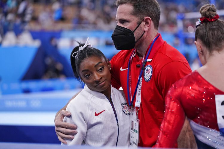 Column: For Biles, it finally all becomes too much